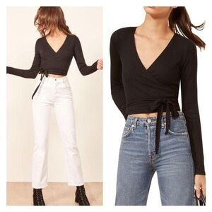 Reformation Petalo Top
